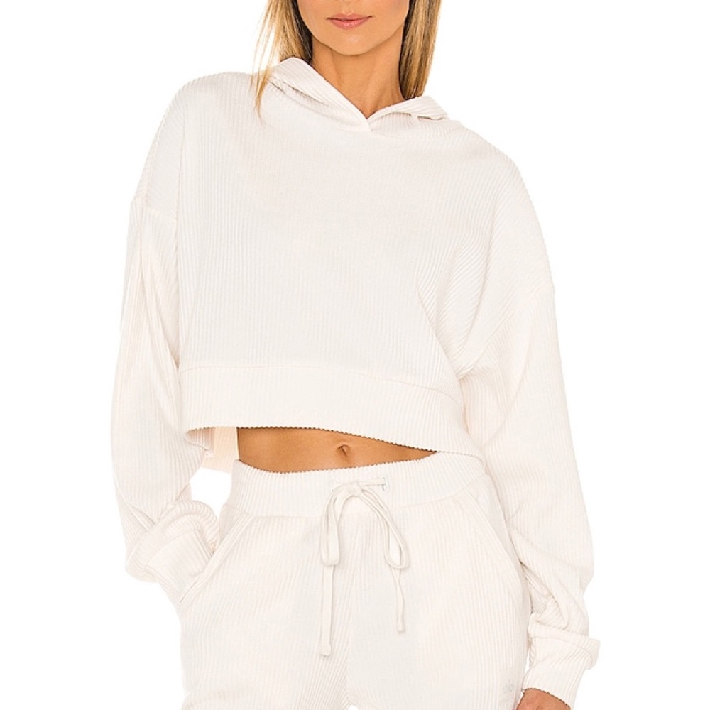 ALO Yoga Cream Hoodie